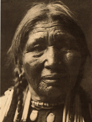 OGALALA WOMAN  EDWARD CURTIS NORTH AMERICAN INDIAN PHOTO